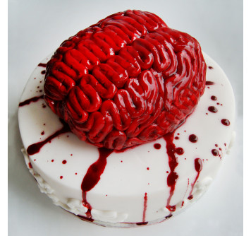 Торт в форме мозга