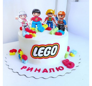Торт на тему Лего