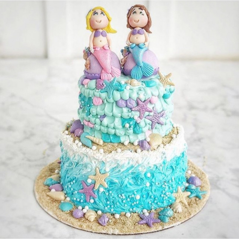 Торт для сестер близняшек
