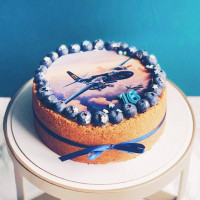 Фототорт самолет