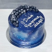 Торт на день рождения космос