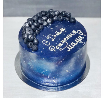 Торт на день рождения космос