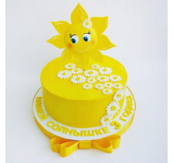 Торт солнышко на день рождения
