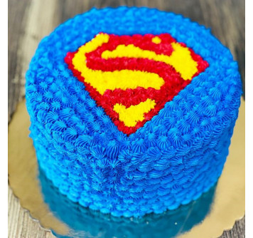 Торт супермен без мастики