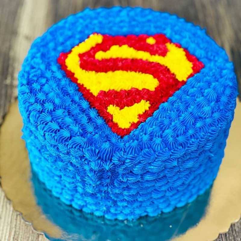 Торт супермен без мастики
