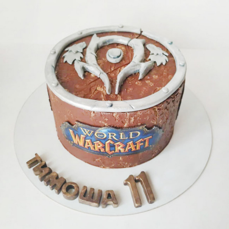 Торт любителю игры Warcraft