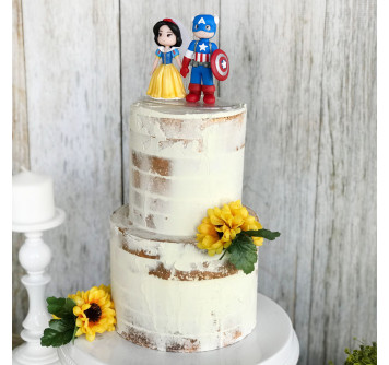 Свадебный торт в стиле Комиксов