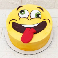 Торт смайлик на день рождения