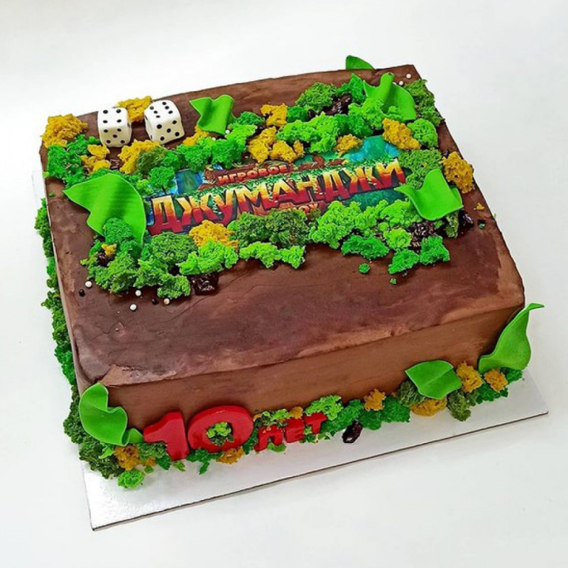 Торт Джуманджи на день рождения