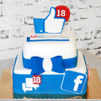 Торт Фейсбук