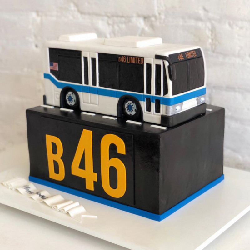 Детский торт автобус