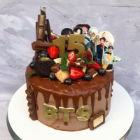 Шоколадный торт БТС