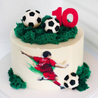 Футбольный торт на 10 лет мальчику