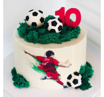 Футбольный торт на 10 лет мальчику