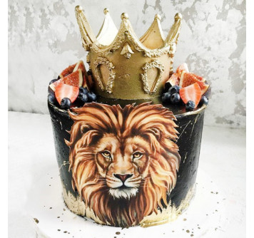 Торт в стиле Король лев