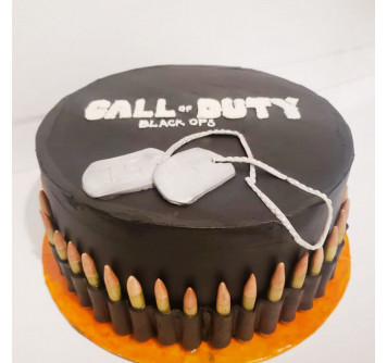 Торт в стиле игры Call of Duty