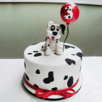 Торт щенок далматинца