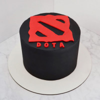 Торт лого Dota 2
