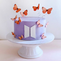 Торт в стиле БТС