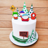 Торт South Park на Новый год