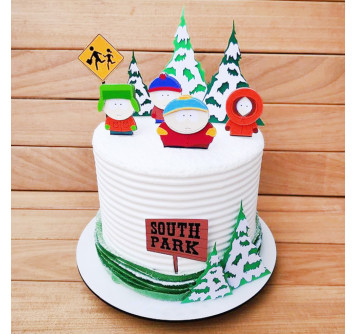 Торт South Park на Новый год