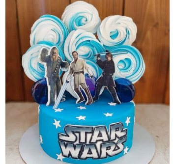 Торт для мальчиков Звездные войны
