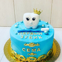 Торт на первый зуб мальчику
