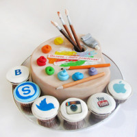 Торт Соцсети