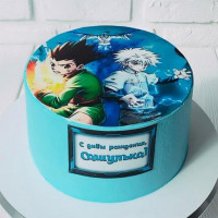 Торт в стиле аниме-сериала Hunter x Hunter