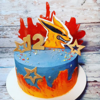 Торт на 12 лет в стиле Аниме