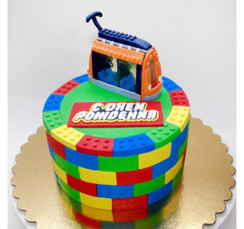 Торт Лего 5 лет