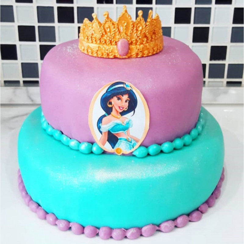 Детский торт Алладин с короной