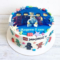 Торт Ниндзяго без мастики