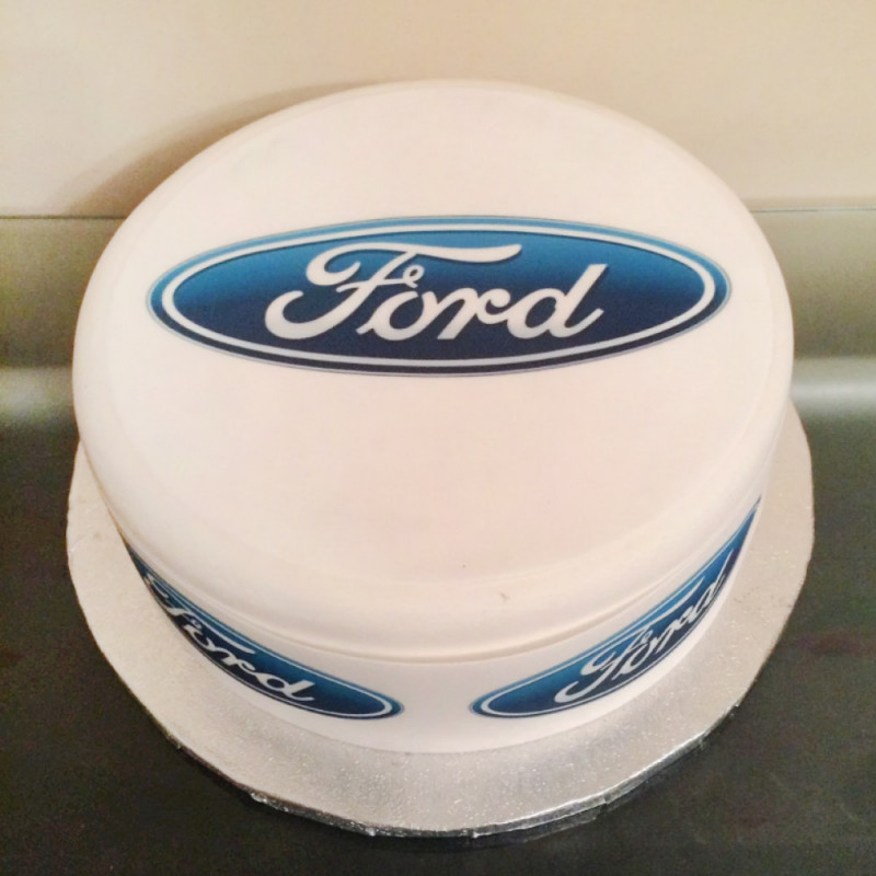 Торт с logo компании