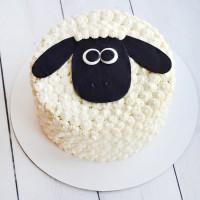 Торт овечка