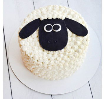 Торт овечка