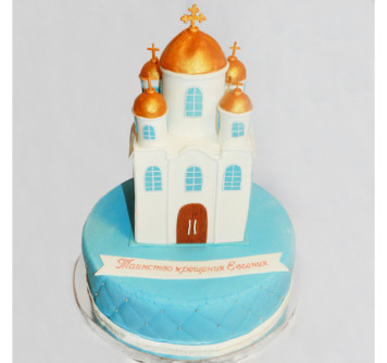 Торт в виде храма