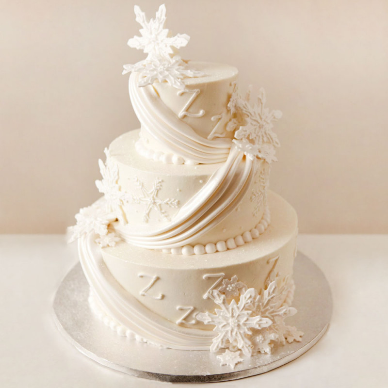 Свадебный торт «Зимняя Сказка»