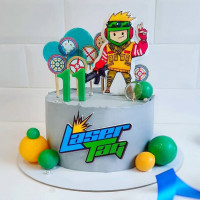 Торт Лазертаг на 11 лет