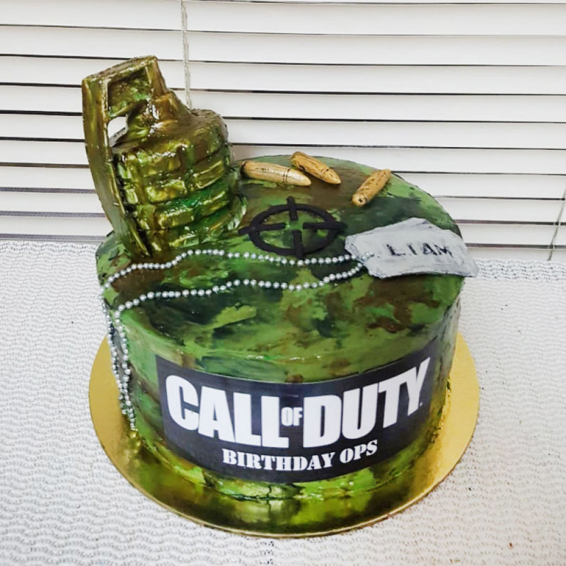 Торт Call of Duty для мальчика
