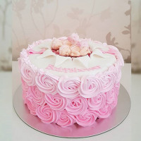 Кремовый торт для двойняшек