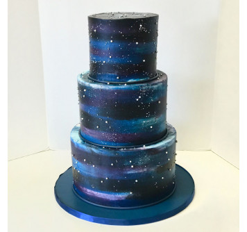 Свадебный торт в звездном стиле