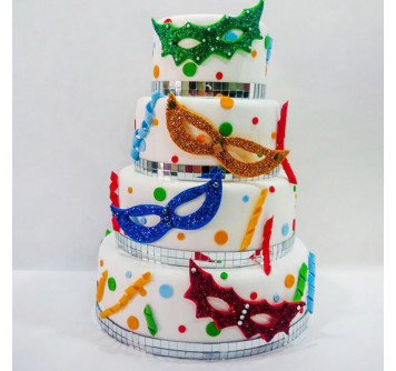 Свадебный торт «Венецианский карнавал»