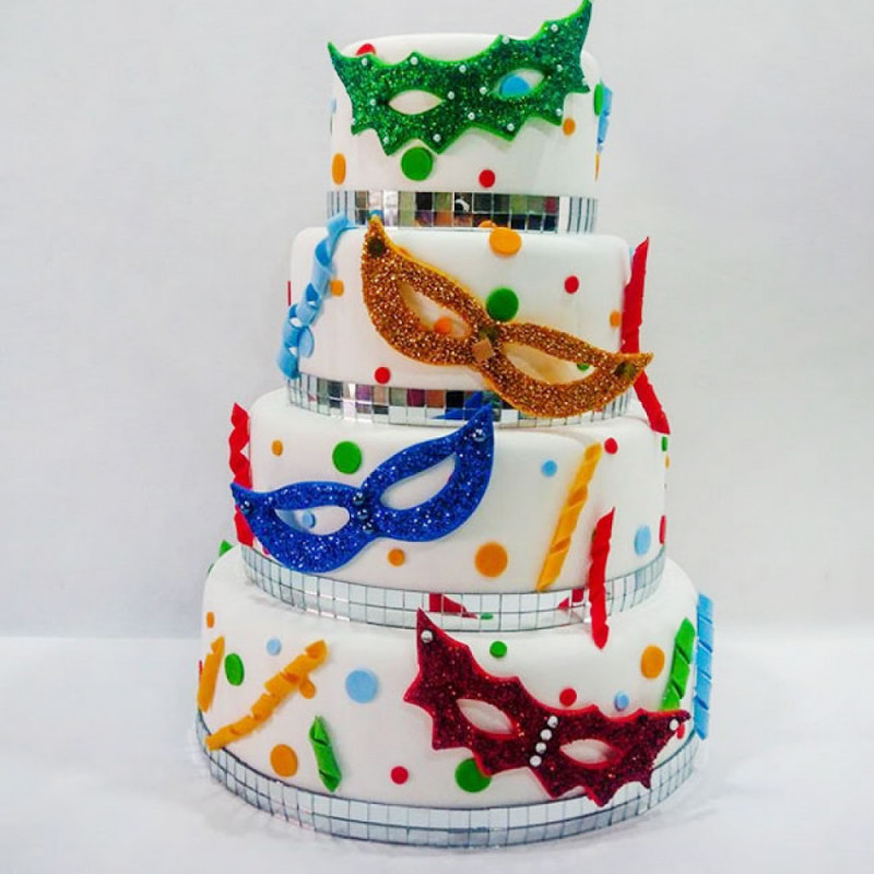 Свадебный торт «Венецианский карнавал»