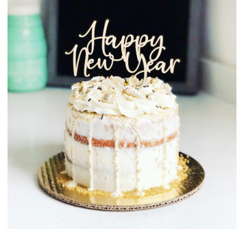 Торт на Новый год 2021 из крема