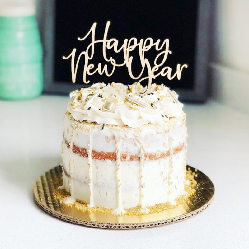 Торт на Новый год 2021 из крема