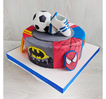 Торт Человек паук на день рождения