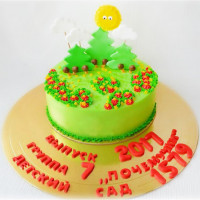 Торт на выпускной в детсад