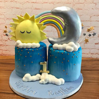 Торт для двойняшек на годик