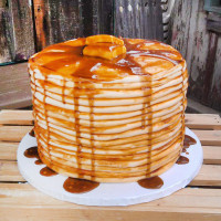 Блинный торт с джемом